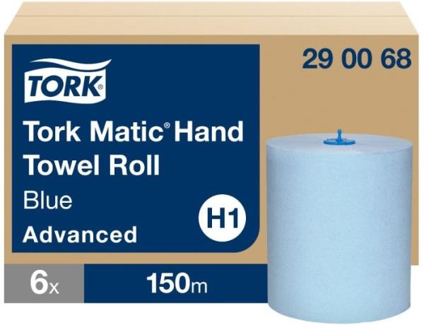 Tork Matic H1 Handtuchrollen blau, 150 m x 6 Rol.